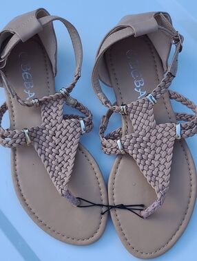 Braided Tan Women's Sandals